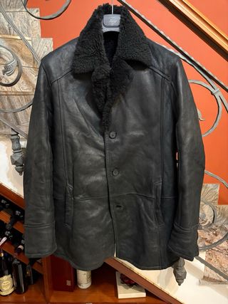 Cappotto Montone Shearling Vera Pelle Vintage