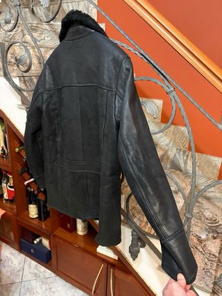 Cappotto Montone Shearling Vera Pelle Vintage