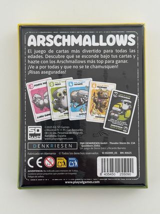 Pack Juego Cartas y Peluche Arschmallows