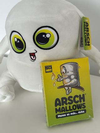 Pack Juego Cartas y Peluche Arschmallows
