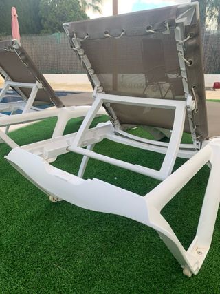 Tumbonas de jardín (2 unidades)