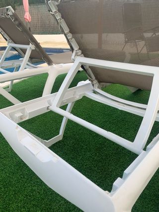 Tumbonas de jardín (2 unidades)