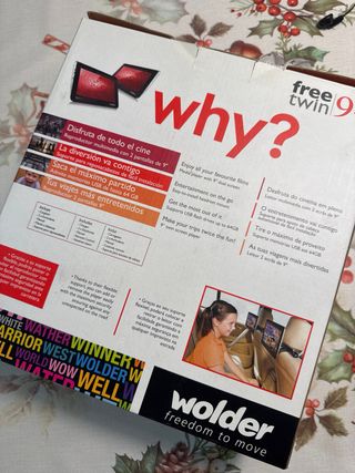 Oferton!! Duo Pantallas Coche Wolder 9 pulgadas.