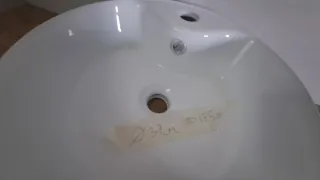 Fregadero redondo porcelana a estrenar