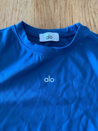 Camiseta deportiva Alo azul