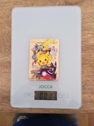 Carta Pokémon Pikachu Dura Colección