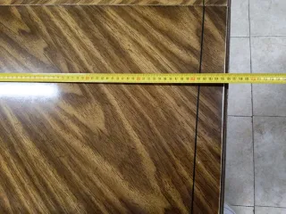 Mesa de comedor de madera maciza con 4 sillas