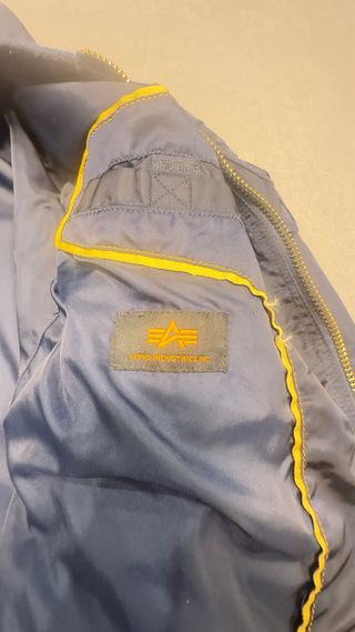 Chaqueta Bomber Alpha Industries MA-1 Azul