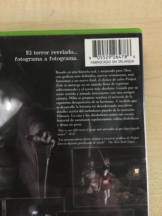 pal Esp Project Zero Xbox