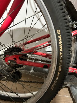 Bici Montaña Otero Negra/Roja