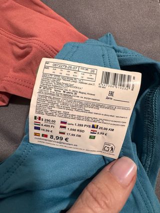 Pack 4 tangas algodón XS