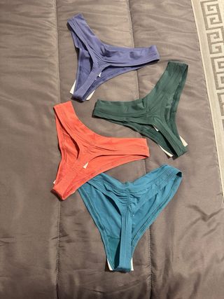 Pack 4 tangas algodón XS