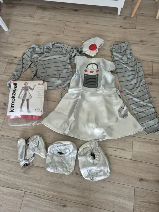 Disfraz Robot Familiar Adulto y Niño