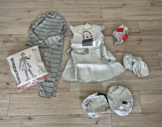 Disfraz Robot Familiar Adulto y Niño