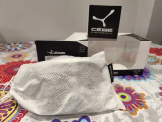 Máscara de esquí rosa y blanca CÉBÉ