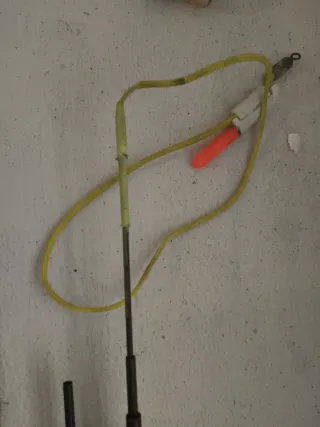 Vara  de pescar calamares de carbono