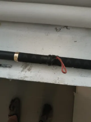 Vara  de pescar calamares de carbono