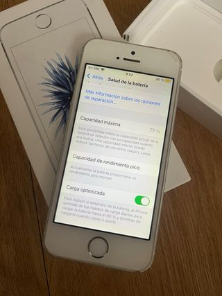 iPhone SE Plata/Blanco