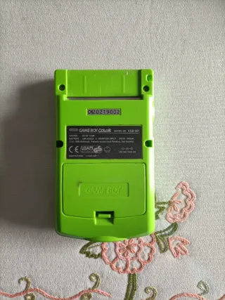 Consola Game Boy Color Verde + Juegos