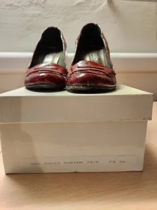 Scarpe donna Tintoretto rosse tacco alto