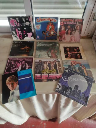 Lote Discos Vinilo Música Internacional y Nacional