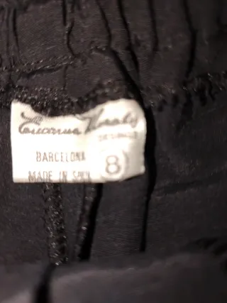 Traje de comunión negro y blanco