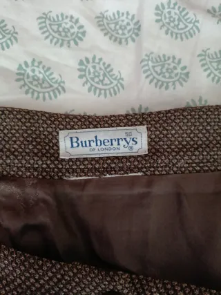 Traje Burberrys Marrón y Beige