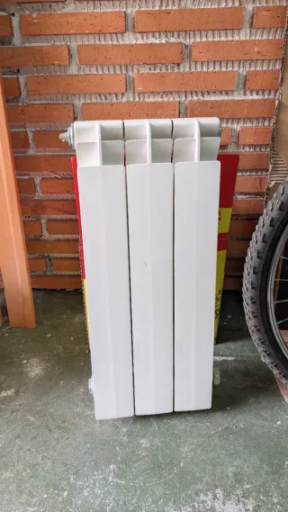 Radiador de baño blanco