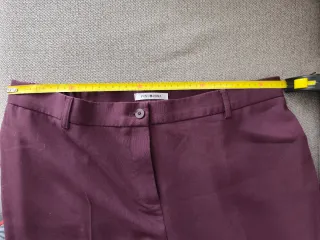Pantalones mujer talla 46 color berenjena