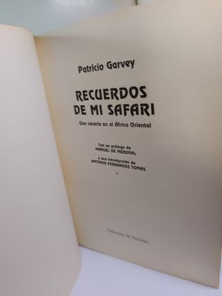 Recuerdos de mi Safari - Patricio Garvey