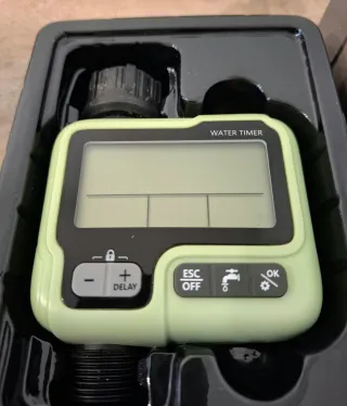 Temporizador de riego para jardín