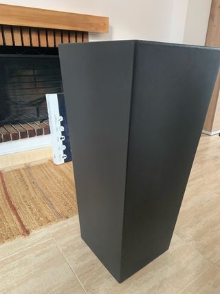 Macetero cuadrado negro