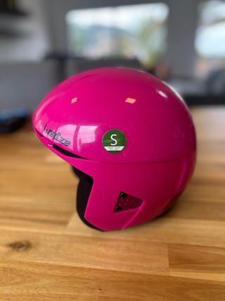 Casco de esquí Wed’ze talla S rosa y negro