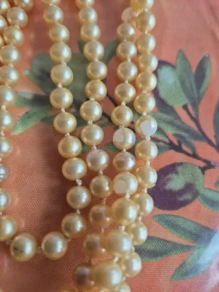 Collar Perlas Cultivadas 1920s 2 vueltas