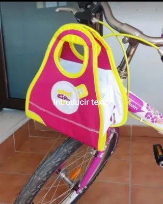 Bicicleta infantil Btwin 20 morada