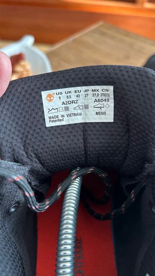 Botines Timberland Treeline Talla 43 Negros