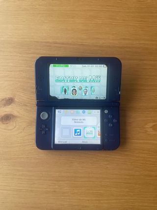 Nintendo 3DS XL Azul + Juegos + funda + lapiz