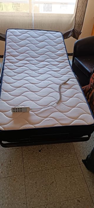 Cama articulada con colchón