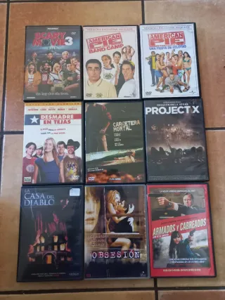 Lote 10 Películas DVD Comedia Terror