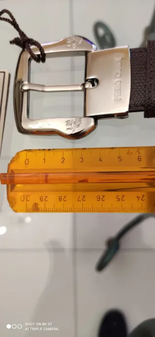 Cintura uomo in pelle Piero Guidi marrone