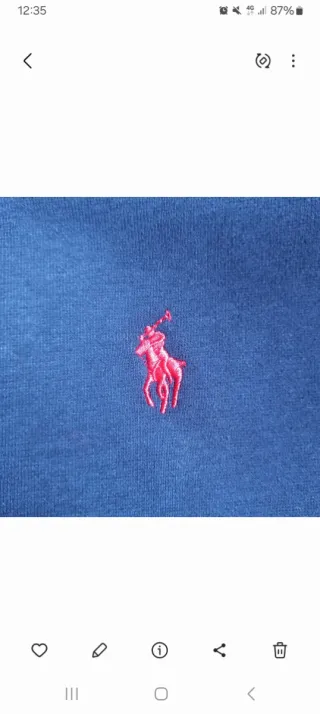 Sudadera Polo Ralph Lauren Azul Marino con Doble Z
