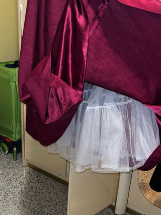 Vestido fiesta elegante morado