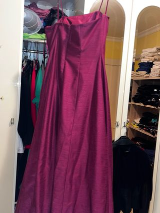 Vestido fiesta elegante morado