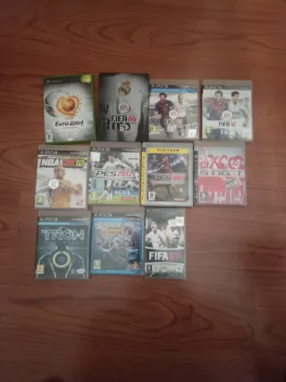 Lote Videojuegos PS3 y Xbox: FIFA, PES, NBA