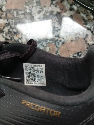 Botas de tacos ADIDAS PREDATOR 34