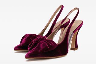 Zapatos Pedro Miralles Terciopelo Morado Tacon