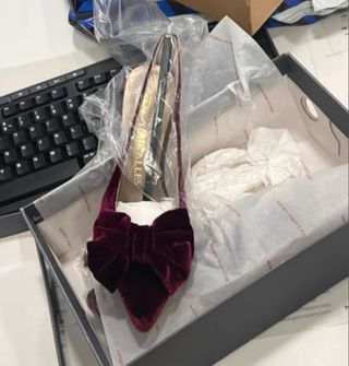 Zapatos Pedro Miralles Terciopelo Morado Tacon