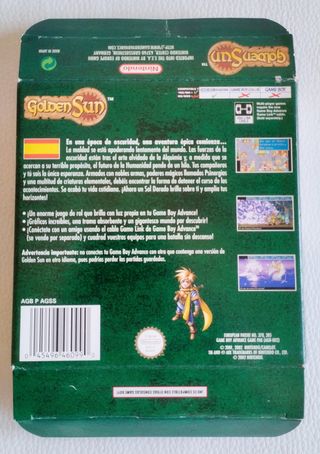 Golden Sun GBA Nintendo Game Boy Advance