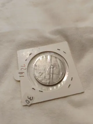 Moneta buono da 2 lire