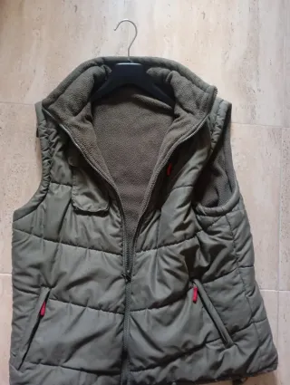 Chaleco acolchado verde oliva Talla XL